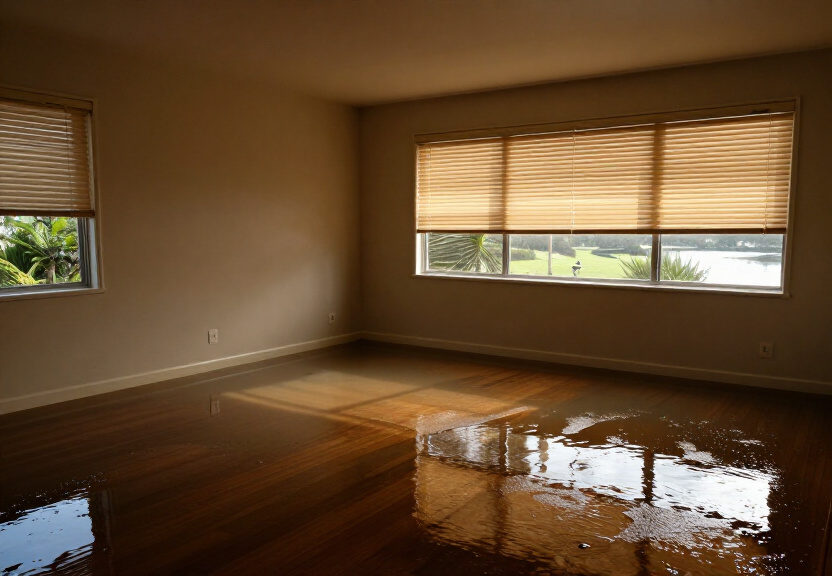 Water-damaged carpet in Mulgrave before drying